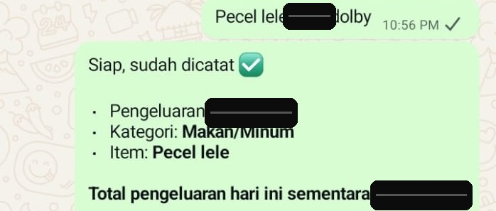 Satu kalimat langsung tercatat